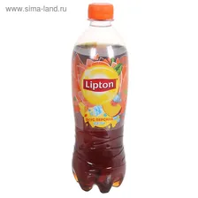 Напиток Lipton ice tea Персик, ПЭТ, 0,6 л