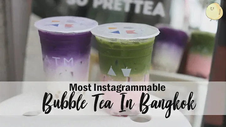 ATM Tea Bar - Instagrammable Bubble Tea At Siam Square Bangkok