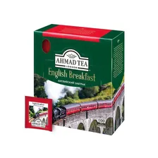 Чай черный 100 пакетиков Ahmad Tea English Breakfast