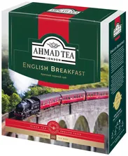 Чай черный Ahmad tea English breakfast в пакетиках, 100 пакетиков
