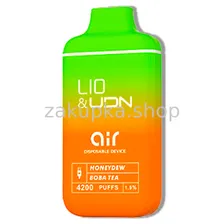 LIO & UDN AIR 4200 HONEYDEW BOBA TEA (ЧАЙ С МЕДОВОЙ РОСОЙ)