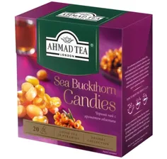Чай в пирамидках черный Ahmad Tea Sea Buckthorn Candies