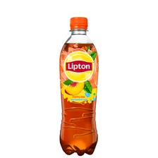 Черный чай "Lipton Ice Tea" Персик 0,5л