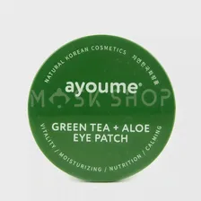 Гидрогелевые патчи против отечности Ayoume Green Tea Aloe Eye Patch