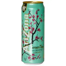 Холодный чай Arizona Green Tea, Зеленый чай БАНКА 0,68 л
